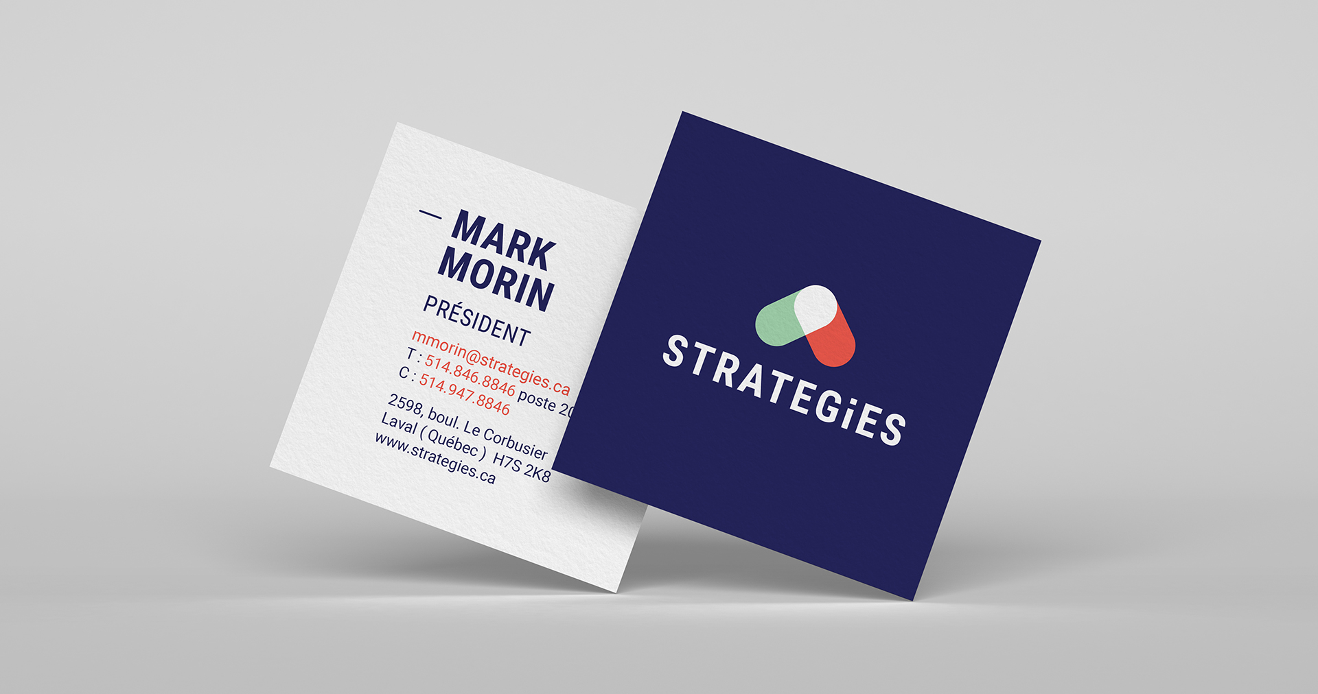 Strategies business card